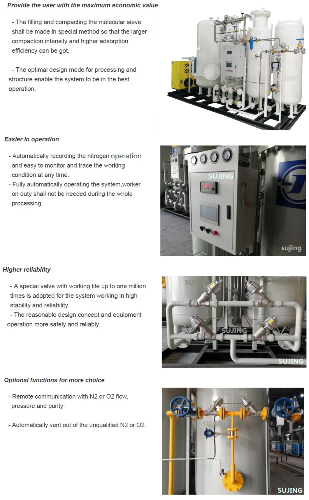 Psa Oxygen Generator for Fish Farming Industry 80nm3/H, 90%