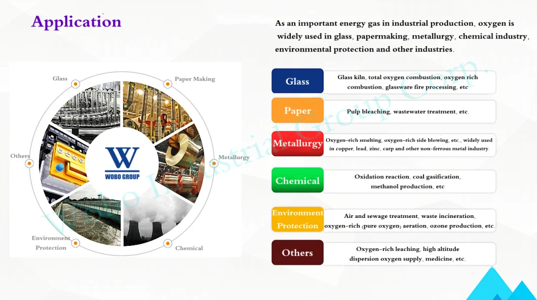 Low Power Consumption O2 Production Equipment Vpsa Oxygen Gas Generator for Combustion