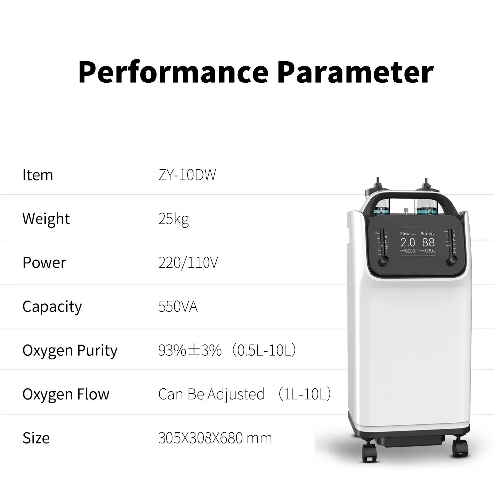 Oxygen Concentrator 10L Portable Oxygen Concentrator Oxygen Concentrator Portable Medical Oxygen Concentrator